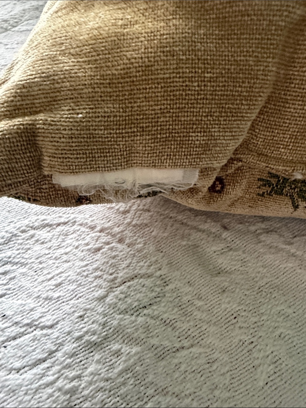 Palm Tree Decorative Throw Pillow - Beige - Picture 3 of 3